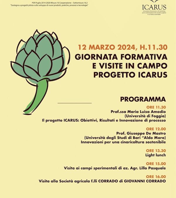 ICARUS. Giornata formativa e visite in campo